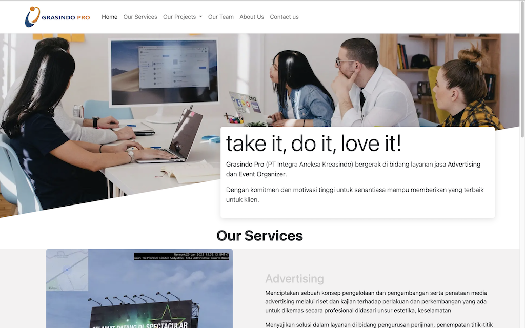 Grasindo Advertising Agency Portofolio